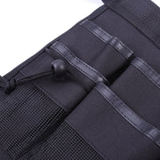 腰袋 道具袋 工具差し 工具入れ ウエストポーチ ツールポーチ ツールポケット ベルト付き オックスフォード シンプル 工具 小物 収納 保管 作業 DIY 黒 ブラック 単色