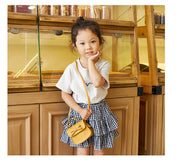 ポシェット ショルダーバッグ キッズ 子供 女の子 カバン バッグ ミニバッグ リボン レザー調 かわいい おしゃれ ファッション雑貨