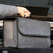 車内収納ボックス 持ち手付き 折りたたみバッグ 車用収納用品 カーアクセサリー 鞄 かばん 箱型 コンパクト 持ち運び 大容量 整理整頓 トランクボックス