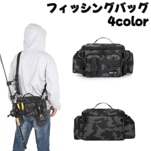 フィッシングバッグ メンズ レディース ショルダーバッグ 釣り ワンショルダー 商品画像