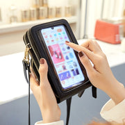 ショルダーバッグ スマホショルダー ショルダーポーチ ミニショルダー 入れたまま操作 レディース バッグ 鞄 ポシェット PU 斜めがけ 斜め掛け 無地 シンプル ジッパー ファスナー ハンドバッグ おしゃれ かわいい ギフト プレゼント カラバリ豊富 女性用 婦人用 ファッション小物