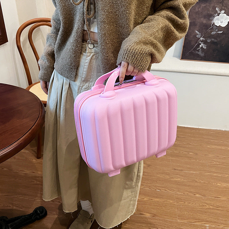 ミニトランクケース ミニスーツケース メイクボックス コスメボックス 化粧バッグ キャリーオンバッグ 商品画像2