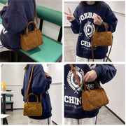 2wayバッグ ショルダーバッグ トートバッグ ミニトート ミニショルダー レディース かばん 肩掛け 斜めがけ 手提げ ミニサイズ 小さめ コンパクト コーデュロイ スクエア シンプル カジュアル かわいい おしゃれ