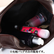セカンドバッグ クラッチバッグ 化粧バッグ トラベルポーチ メンズ 男性 レザー調 カバン 鞄 バッグ 小物入れ 大容量 持ち運び ファスナー 旅行 無地 シンプル