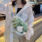 ショルダーバッグ 怪獣 レディース 女性 斜め掛け 肩掛け 鞄 かばん もこもこ 可愛い キュート 女子 婦人