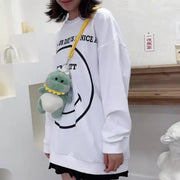 ショルダーバッグ 怪獣 レディース 女性 斜め掛け 肩掛け 鞄 かばん もこもこ 可愛い キュート 女子 婦人