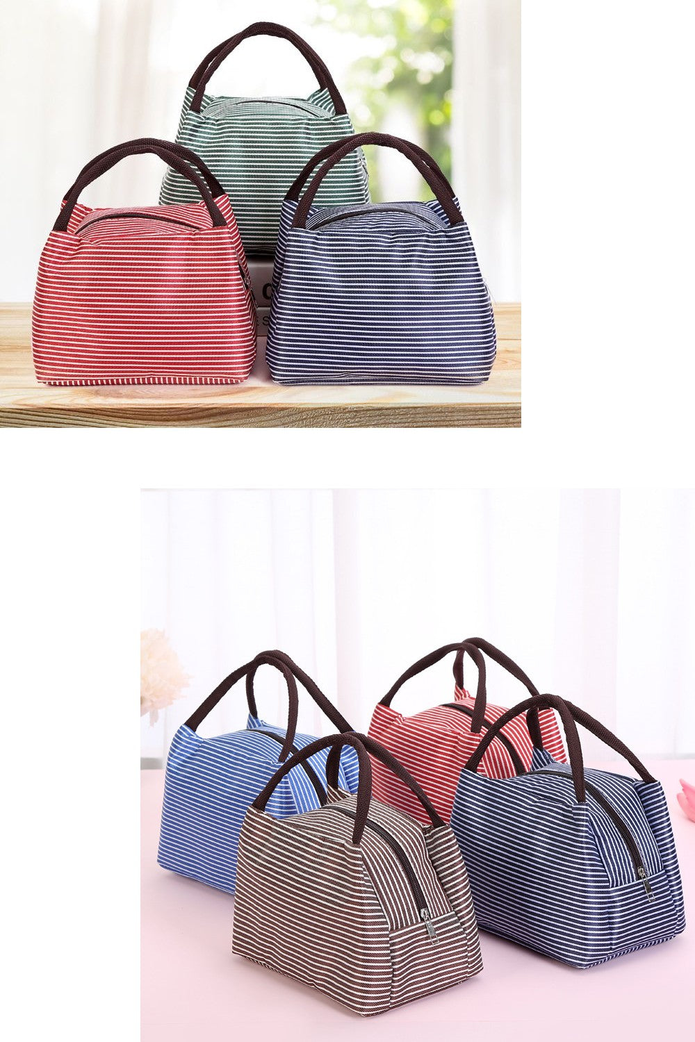 ランチバッグ ランチトート 保冷バッグ 保温バッグ マチ広め 開け口広め 商品画像4