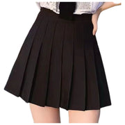 ミニスカート レディース プリーツスカート Aライン ハイウエスト 学生 スクール 制服風 可愛い シンプル おしゃれ