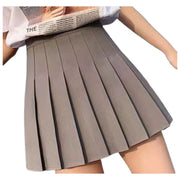 ミニスカート レディース プリーツスカート Aライン ハイウエスト 学生 スクール 制服風 可愛い シンプル おしゃれ