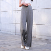ロングパンツ ワイドパンツ レディース 女性 ボトムス ウエストゴム ハイウエスト 無地 単色 シンプル ゆったり 大きいサイズあり お洒落 お出かけ 普段使い デイリー ラフ ルームウェア 着回し 合わせやすい 婦人服