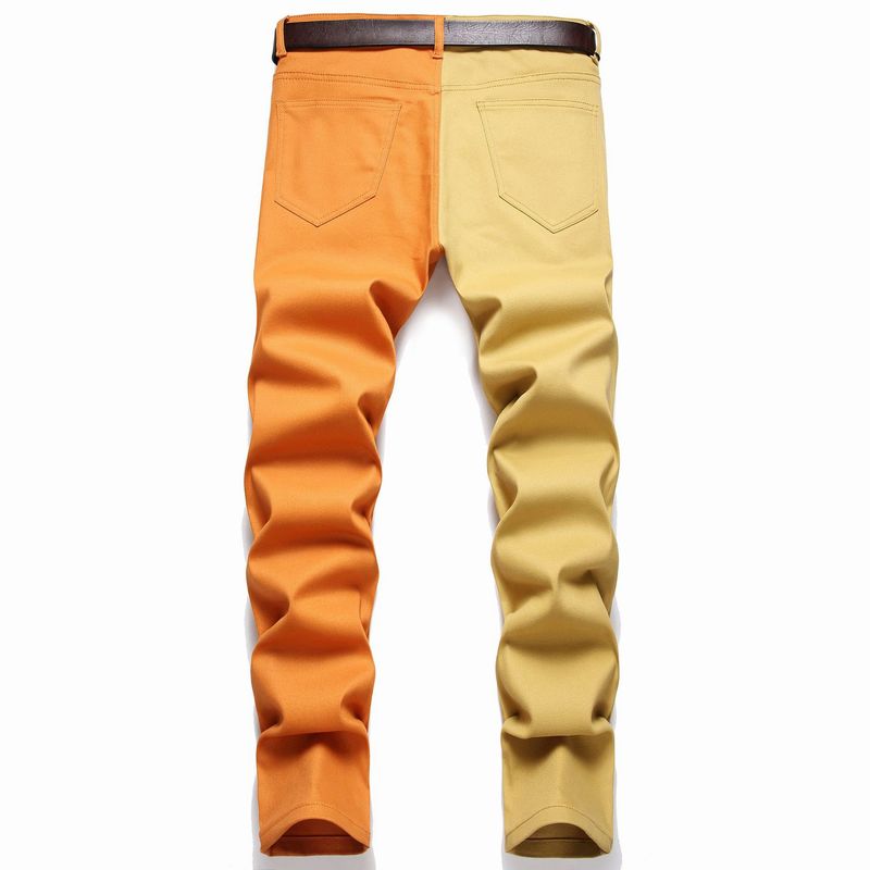ジーンズ スキニーデニム メンズ 男性 バイカラー 2色 商品画像4