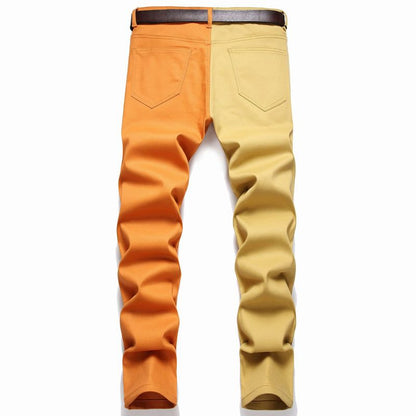 ジーンズ スキニーデニム メンズ 男性 バイカラー 2色 商品画像4