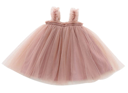 ふわふわワンピース ワンピースドレス チュール 子供 子供服 キッズ ピンク バリエーション画像