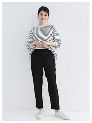 テーパードパンツ スラックス ロングパンツ 長ズボン レディース 女性 婦人 ボトムス ワンタック 無地 単色 シンプル フォーマル お出かけ