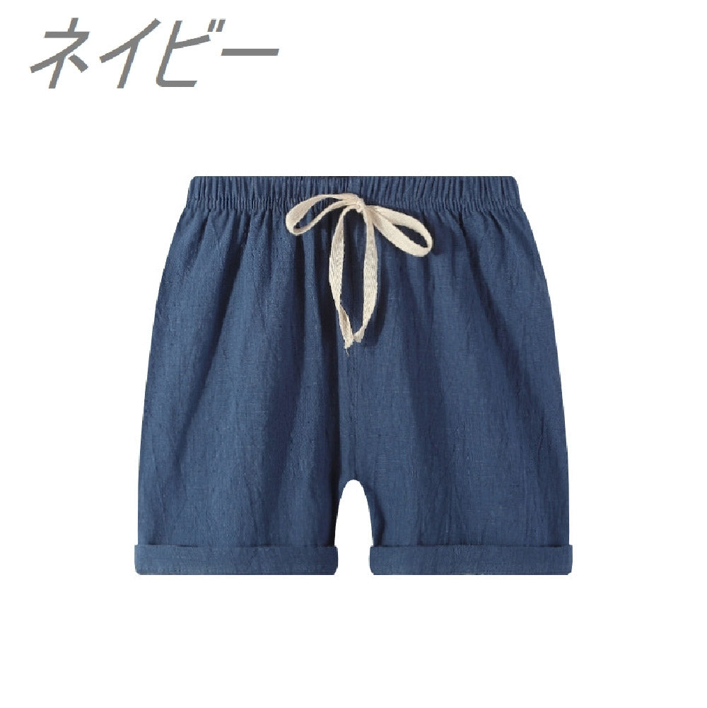 ショートパンツ キッズ ウエスト 紐 男の子 女の子 商品画像2
