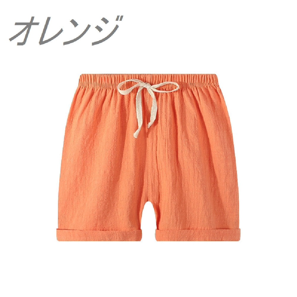 ショートパンツ キッズ ウエスト 紐 男の子 女の子 商品画像3