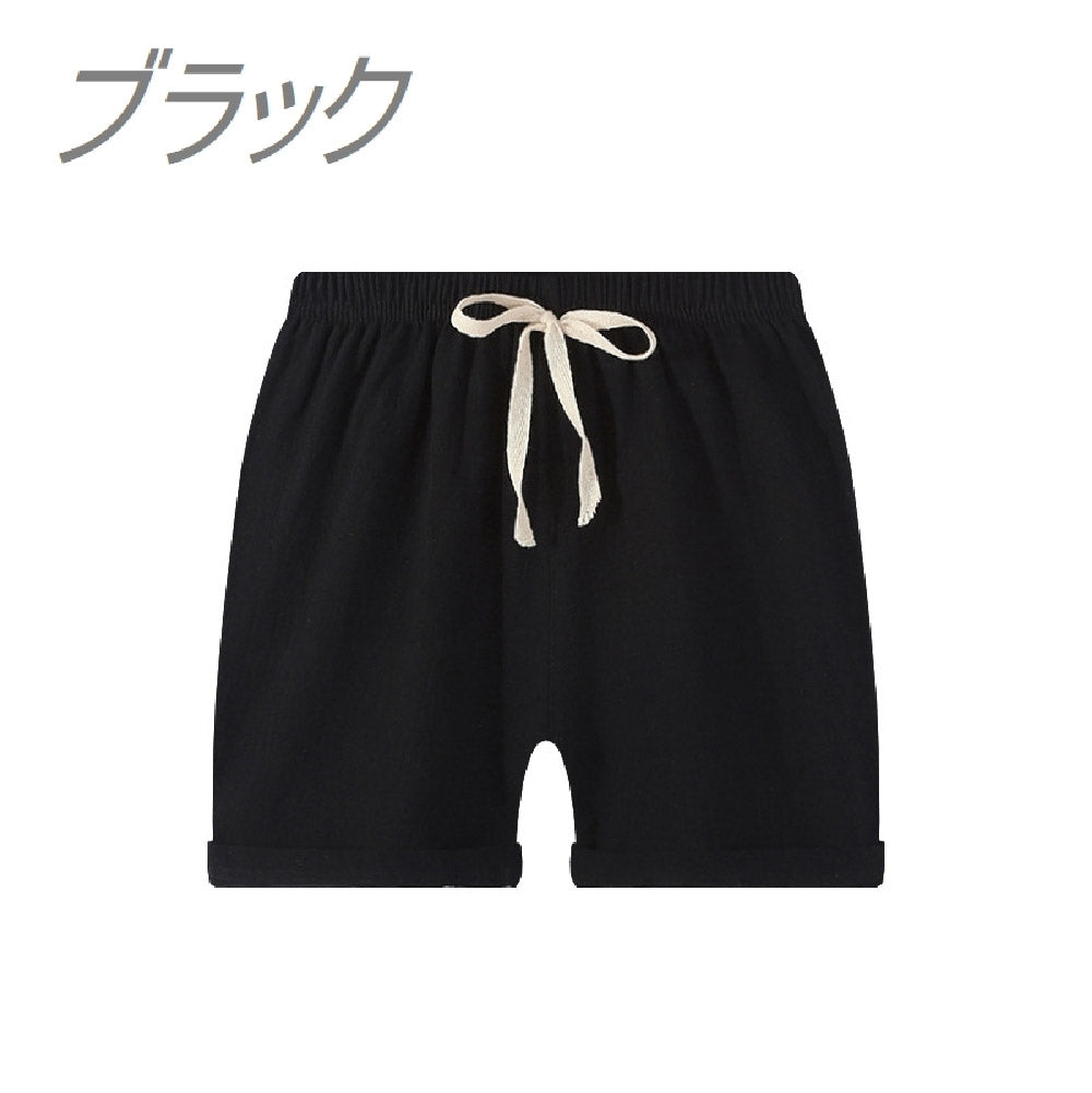 ショートパンツ キッズ ウエスト 紐 男の子 女の子 商品画像4