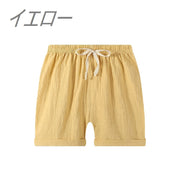 ショートパンツ キッズ ウエスト 紐 男の子 女の子 子供服 カジュアル 涼しい 春 夏 100cm 110cm 120cm 130cm 140cm 150cm