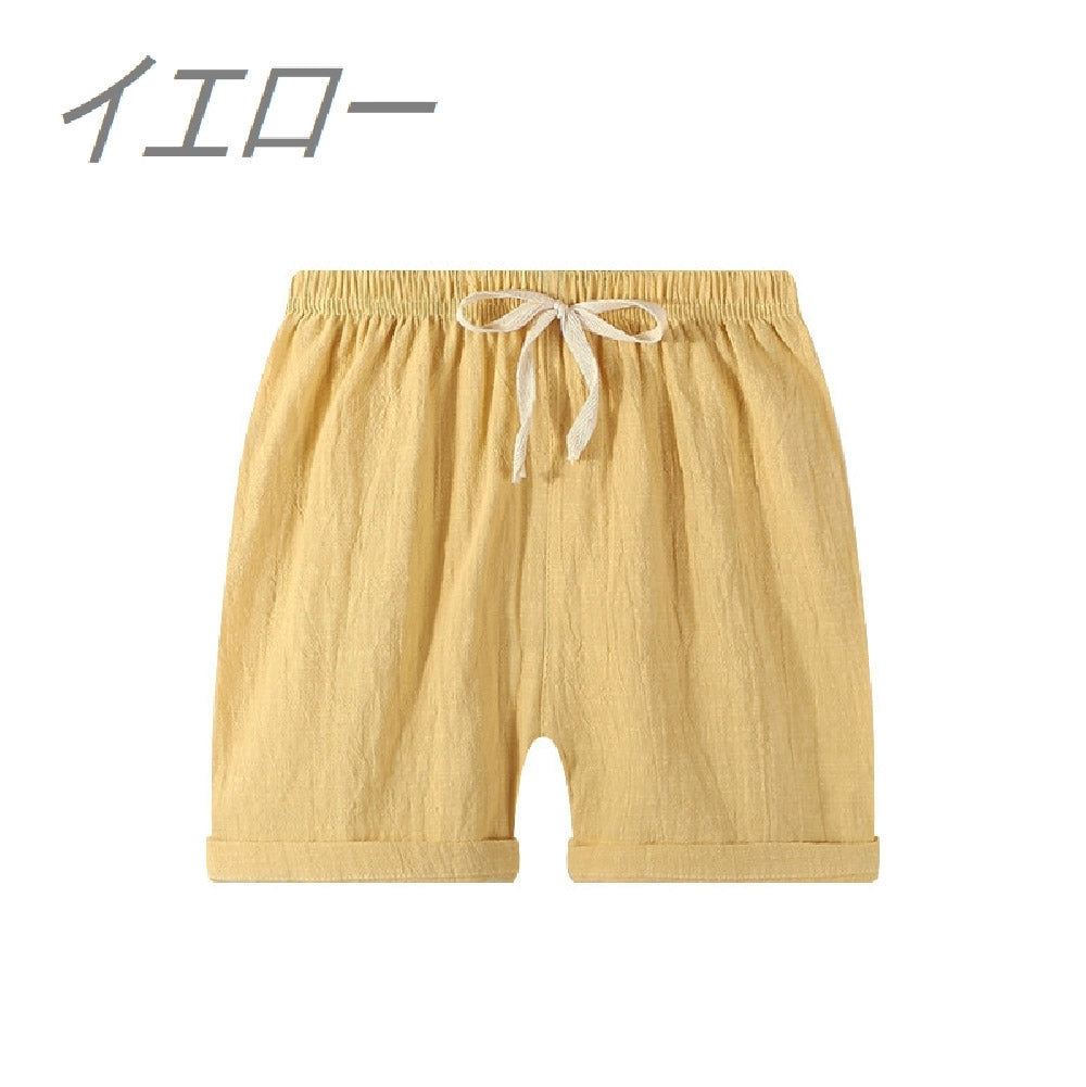 ショートパンツ キッズ ウエスト 紐 男の子 女の子 商品画像5