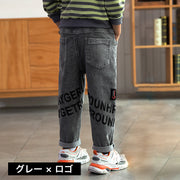 ロングパンツ デニムパンツ 裏起毛 ボア キッズ 子供服 女の子 男の子 ボトムス 長ズボン ジーンズ ウエストゴム ポケット カジュアル 着回し おしゃれ 秋 冬 あったか 防寒 寒さ対策 起毛 ボア