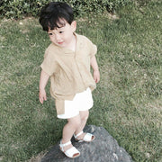 ショートパンツ ボトムス 80-130cm キッズ 子供服 男女兼用 男の子 女の子 短パン シンプル おしゃれ カジュアル 夏服