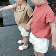ショートパンツ ボトムス 80-130cm キッズ 子供服 男女兼用 男の子 女の子 短パン シンプル おしゃれ カジュアル 夏服