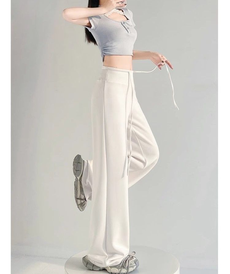 ワイドパンツ ロングパンツ スウェットパンツ レディース 婦人服 ボトムス 商品画像2