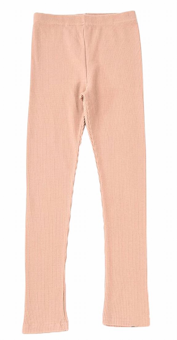 同色2点セット 子供服 リブ レギンス レギンスパンツ ベーシック レギパン 10分丈 キッズ ジュニア 女の子 男の子 100-140cm ボトムス ウエストゴム ストレッチ フルレングス かわいい 可愛い 着まわし ヘビロテ カジュアル カラバリ豊富 シンプル 無地 こども服 子ども服