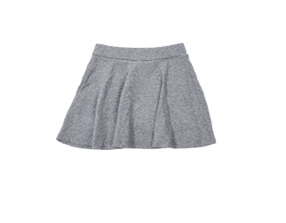 子供服 スカッツ １分丈 女の子 スカート付きレギンス ミニスカート 杢チャコール バリエーション画像