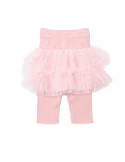 チュチュスカッツ 6分丈 2段チュチュ スカッツ 子供服 キッズ ジュニア ベビー リンクコーデ 女の子 ボトムス スカート レギンス付き おしゃれ かわいい 可愛い 通園 通学 お出掛け こども服 子ども服 ダンス 衣装 春服 夏服