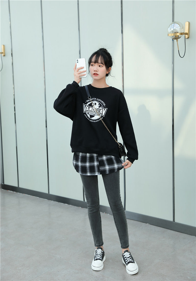 付け裾 つけ裾 フェイクレイヤードシャツ レディース 女性 サイドスリット 商品画像2