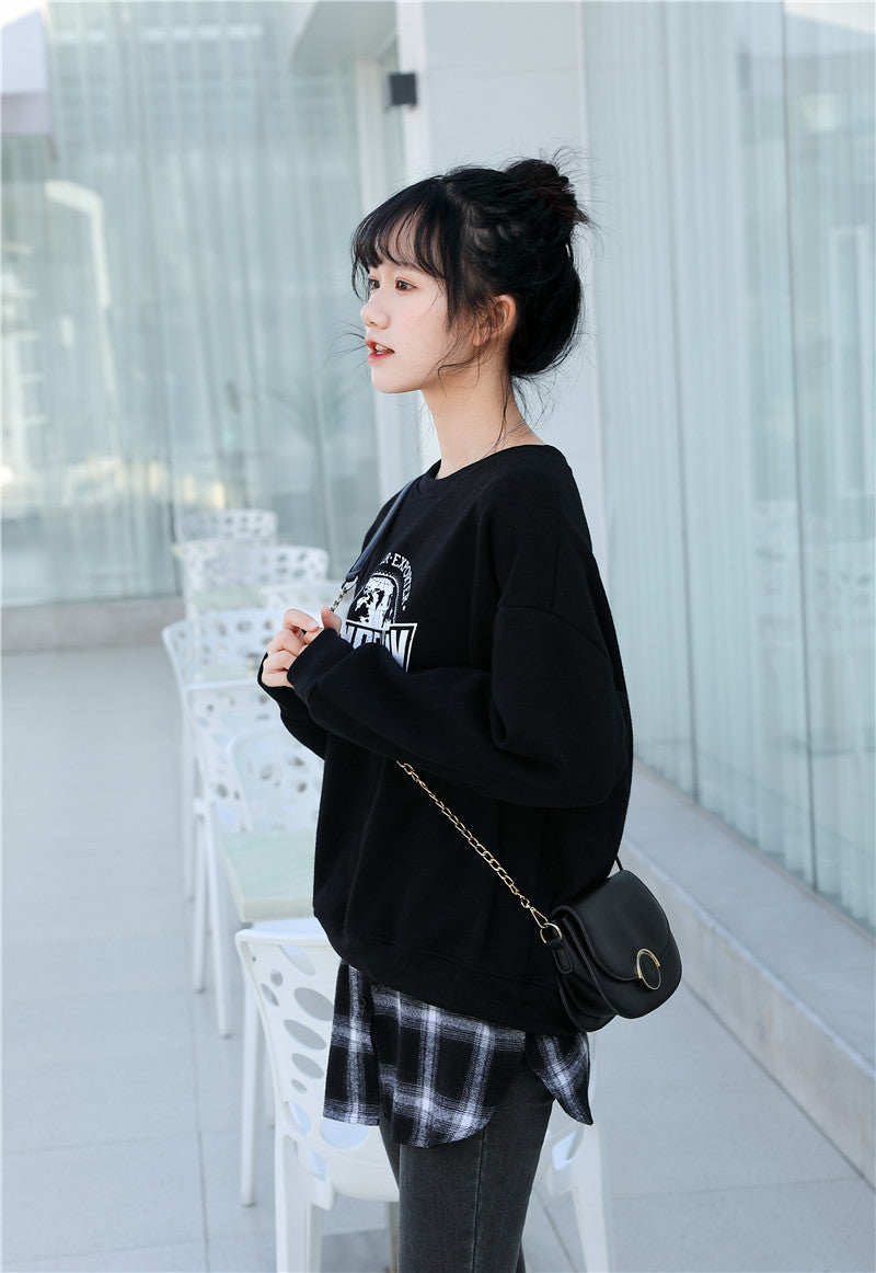 付け裾 つけ裾 フェイクレイヤードシャツ レディース 女性 サイドスリット 商品画像3