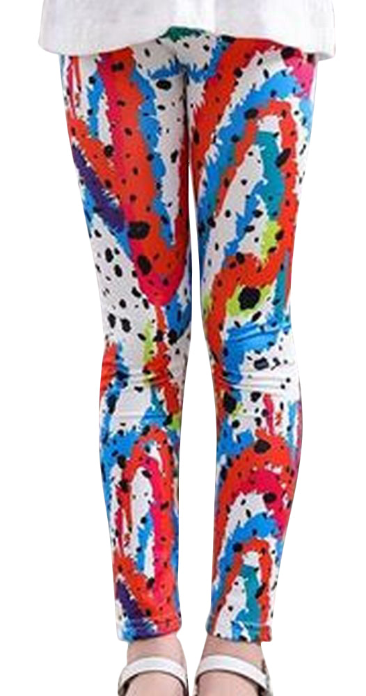 レギンス レギンスパンツ スパッツ 子供 キッズ ボトムス アート バリエーション画像