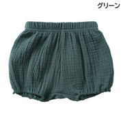 ブルマパンツ 子供服 ベビー キッズ 赤ちゃん オーバーパンツ かぼちゃパンツ ボトムス ショートパンツ 無地 可愛い おしゃれ シンプル カジュアル 男の子 女の子