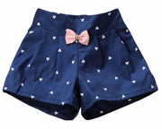 ショートパンツ 女の子 キッズ 子ども ボトムス 半ズボン 短パン ショート丈 カラフル ウエストゴム ハート ドット リボン カジュアル かわいい カワイイ 涼しい 春夏