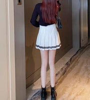 ミニスカート プリーツスカート レディース 女性 ボトムス ライン ミニ丈 ハイウエスト シンプル カジュアル かわいい おしゃれ