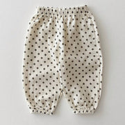 ロングパンツ キッズ ベビー 子供服 赤ちゃん 女の子 男の子 ボトムス 薄手 総柄 リンゴ ドット柄 フラワー 小花柄 ハート 裾ゴム 裾絞り ウエストゴム イージーパンツ 秋 春 夏 動きやすい カジュアル おしゃれ 長ズボン 通園 通学 小学生 着替え 普段着 ガールズ 女児 ボーイズ 男児 73 80 90 100 ルームウェア