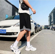 ハーフパンツ 半ズボン ボトムス メンズ 男性 ウエストゴム ウエスト紐 スウェット ジャージ カジュアル スポーツ ゆったり 部屋着 ルームウェア 短パン イージーパンツ シンプル 普段着 着回し 大きいサイズ トレーニング ジム リラックス