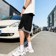 ハーフパンツ 半ズボン ボトムス メンズ 男性 ウエストゴム ウエスト紐 スウェット ジャージ カジュアル スポーツ ゆったり 部屋着 ルームウェア 短パン イージーパンツ シンプル 普段着 着回し 大きいサイズ トレーニング ジム リラックス