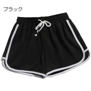 ショートパンツ ワイドパンツ 短パン レディース 大きいサイズ 普段着 部屋着 ゆったり ウエストゴム 無地 薄手 夏 スポーツ