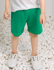 ハーフパンツ ショートパンツ キッズ 男の子 女の子 子供服 5分丈 半ズボン 短パン 無地 ポケット 体操服 運動着 学校 夏