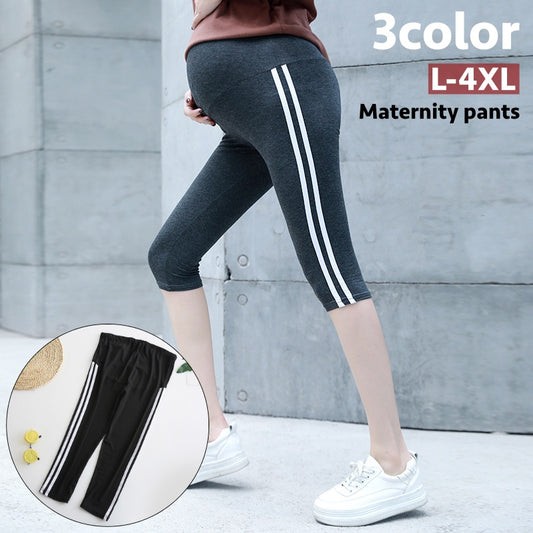 マタニティパンツ クロップドパンツ 7分丈 レディース 妊婦 ママ 商品画像