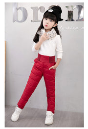 長ズボン 子供服 中綿パンツ キッズ ベビー ジュニア 防寒 暖か ロングパンツ キルティング ウエストゴム 女の子 男の子 おしゃれ シンプル 無地 レッド ブラック ネイビー