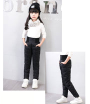 長ズボン 子供服 中綿パンツ キッズ ベビー ジュニア 防寒 暖か ロングパンツ キルティング ウエストゴム 女の子 男の子 おしゃれ シンプル 無地 レッド ブラック ネイビー