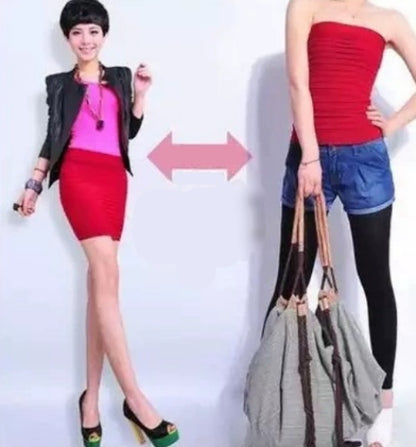 ミニスカート タイトスカート チューブトップ 2way スリムフィット レディース 商品画像4