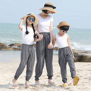ジョガーパンツ ジョグパンツ 子供服 キッズ ジュニア ロングパンツ 長ズボン 裾絞り パンツ 総柄 プリント 裾リブ ウエストゴム サルエル 楽ちん 子供用 こども用 子ども用 男の子 女の子 男児 女児 カジュアル ボトムス