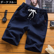 ハーフパンツ メンズ 男性 ボトムス 短パン 半ズボン 無地 単色 大きいサイズあり 薄手 ラフ ウエストゴム ウエスト紐 ポケット付き カジュアル シンプル レジャー アウトドア 運動 スポーツ 定番 ベーシック ヘビロテ 着回し 夏