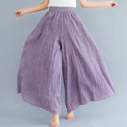 ワイドパンツ スカンツ ロングパンツ レディース ボトムス ゆったり 体型カバー 薄手 ウエストゴム ふんわり 可愛い おしゃれ 婦人服 女性用 フェミニン 大人女子 ラフ 体系カバー