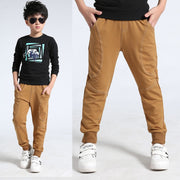 ロングパンツ 長ズボン スウェットパンツ 子供服 キッズ ジュニア ボトムス ウエストゴム ポケット 裾リブ カジュアル ステッチ おしゃれ シンプル 無地 男の子 女の子 男児 女児 子供用 子ども服 こども服 高学年 中学生 120cm 130cm 140cm 150cm 160cm