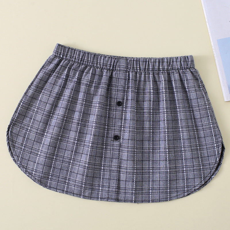 付け裾 つけ裾 フェイクレイヤードシャツ レディース 重ね着風 体型カバー 商品画像5